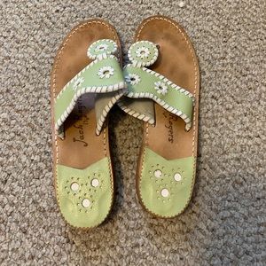 Jack Rogers sandals light green
